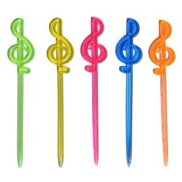 [Music] 200 Pcs Party Supply Disposable Plastic Cocktail Picks Bar Tool